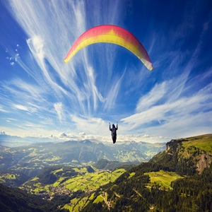paragliding wide